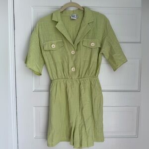 Princess Polly green romper